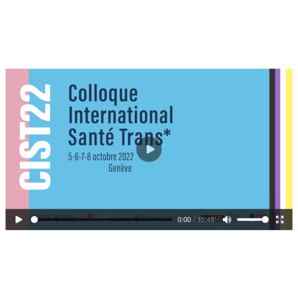 Vidéos du Colloque CIST22